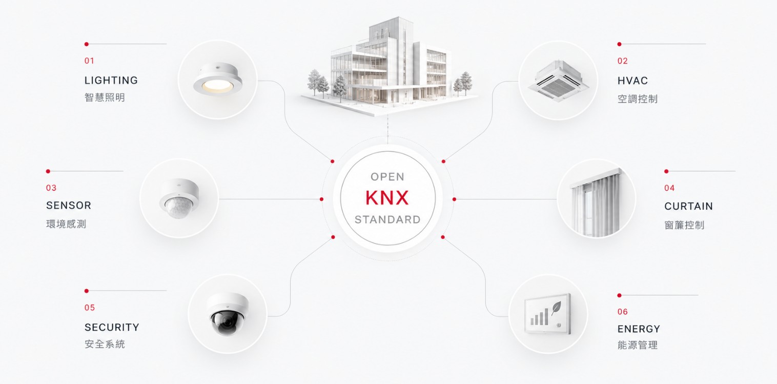 KNX 智慧建築整合架構