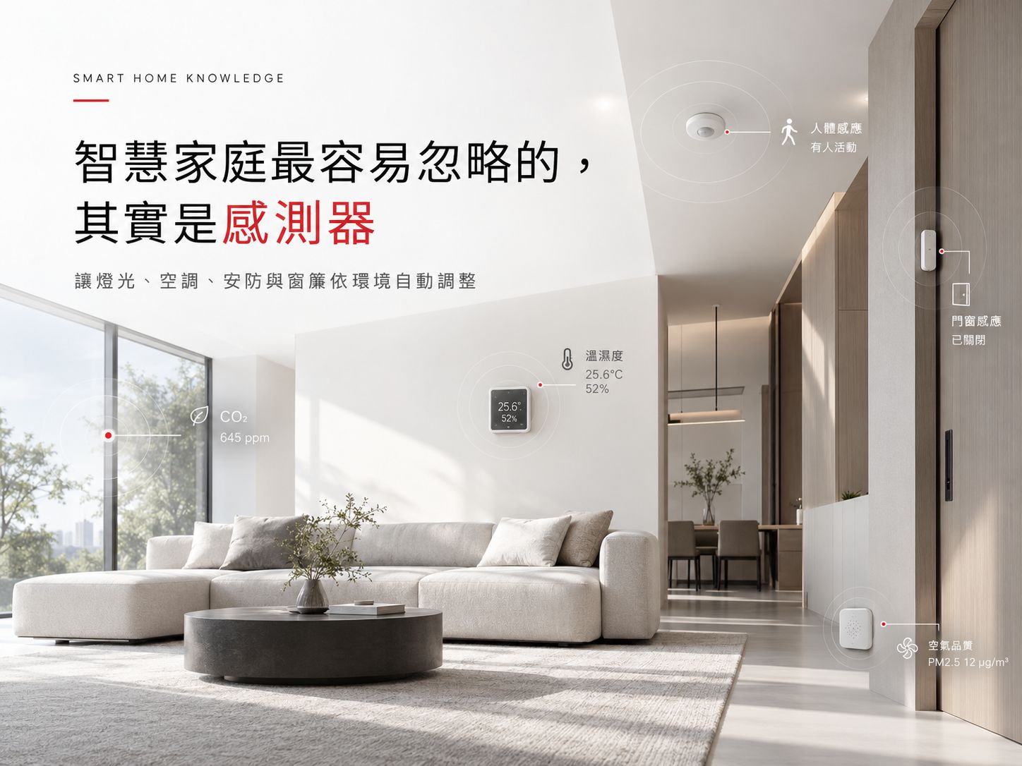 智慧家庭最容易忽略的，其實是感測器